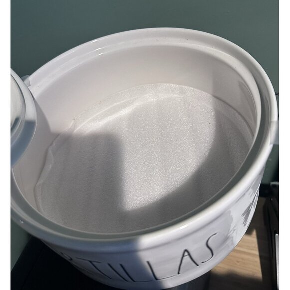 Rae Dunn Tortilla Ceramic Keeper  - Artisan Collection Farmhouse Kitchen Storage - Picture 4 of 4